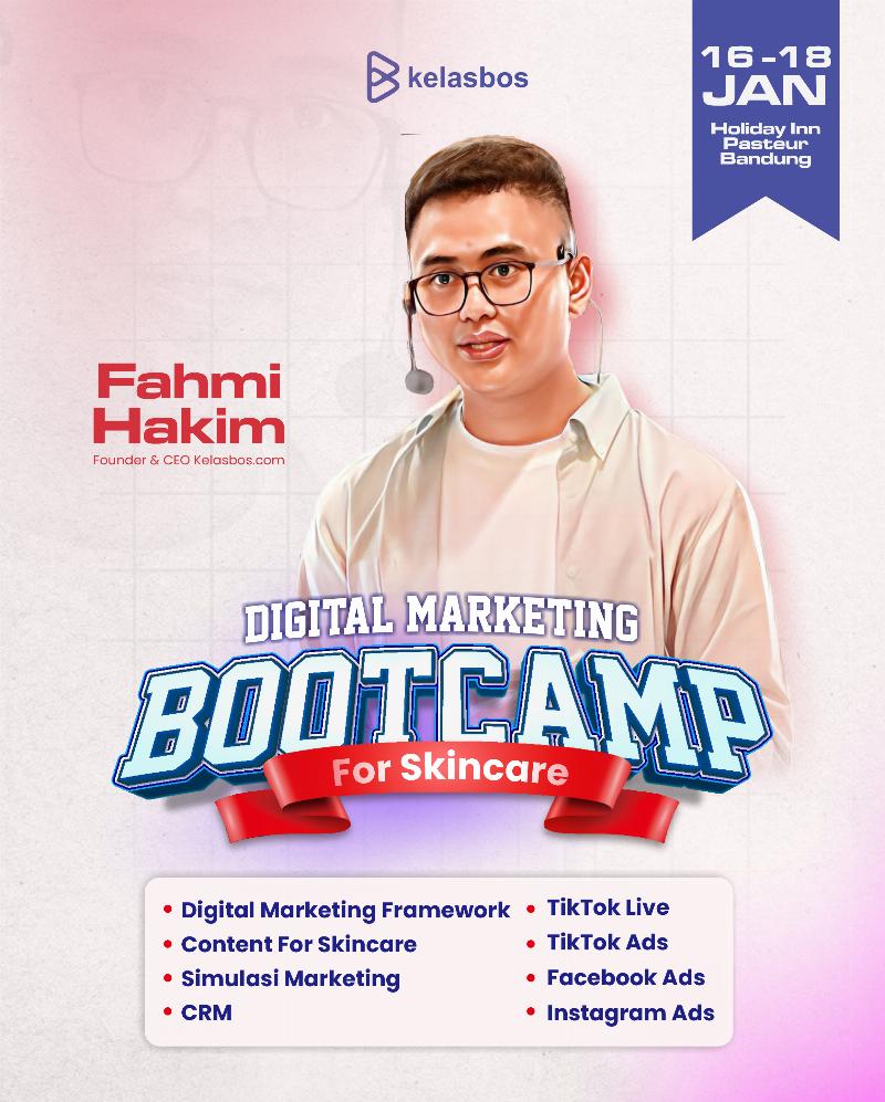 Digital Marketing Bootcamp For Skincare (Bandung)