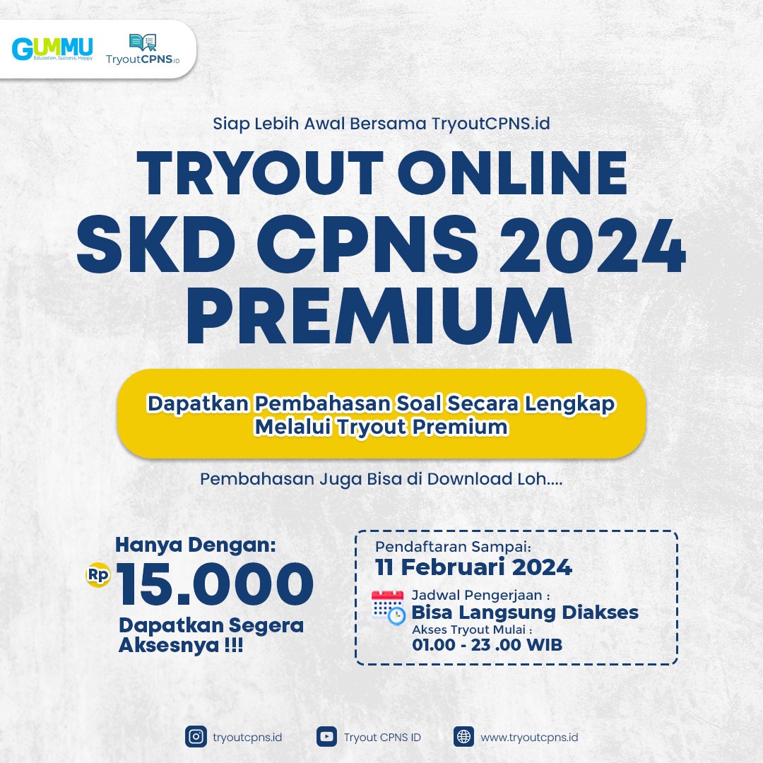 TRYOUT CPNS PREMIUM 2024 - Batch 03