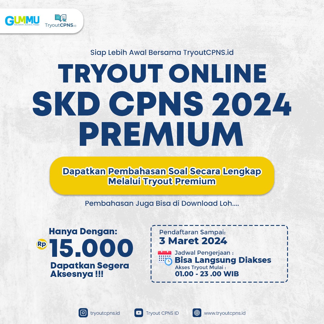 TRYOUT CPNS PREMIUM 2024 - Batch 06