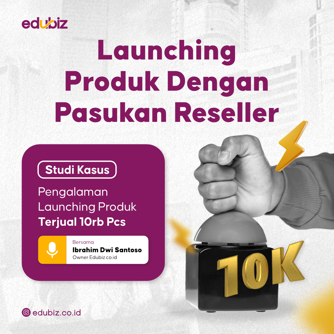 LAUNCHING PRODUK DENGAN PASUKAN RESELLER