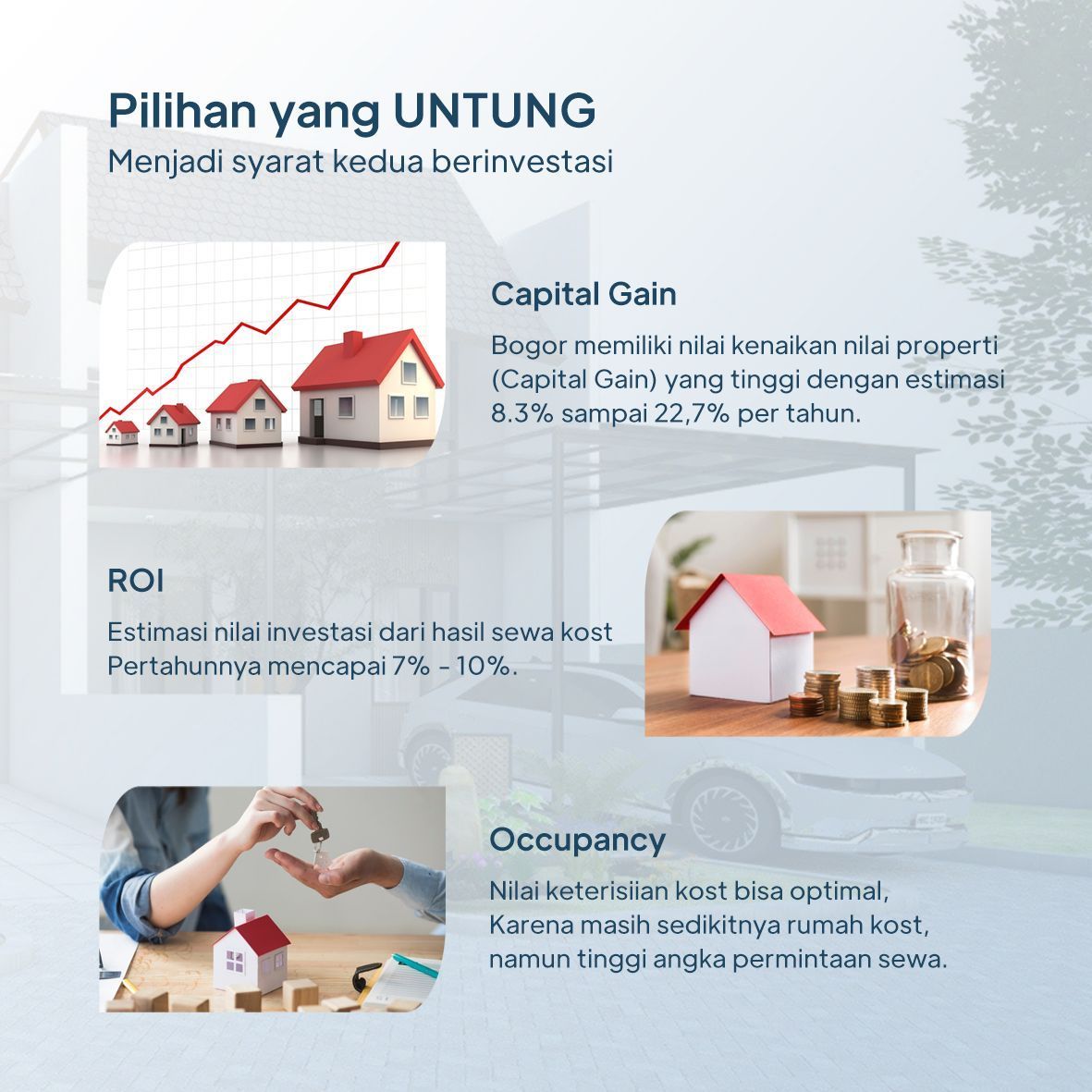 Rumah Kos di Kota Bogor dengan Market Para Karyawati dan Mahasiswi