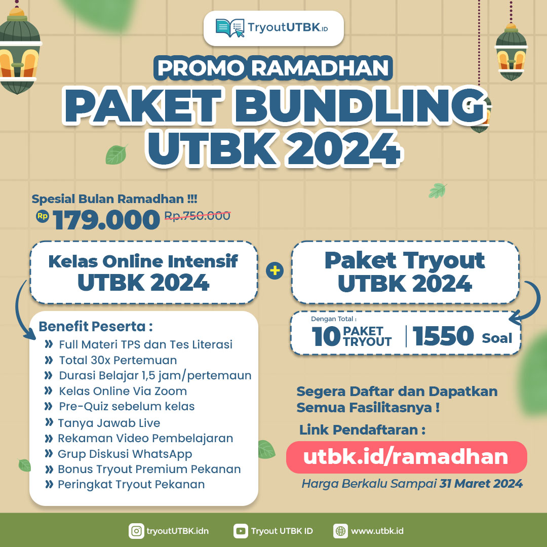 Paket Bundling UTBK - Ramadhan